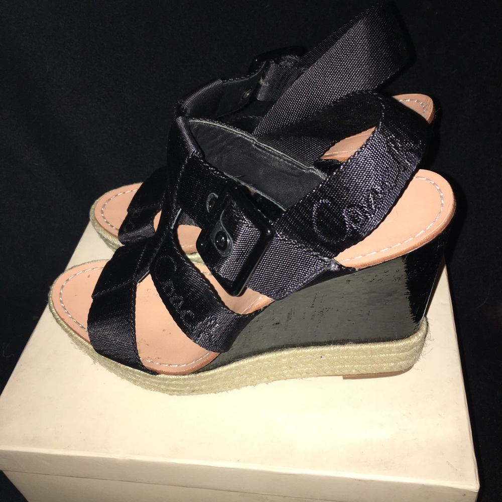 Coach wedge heels
